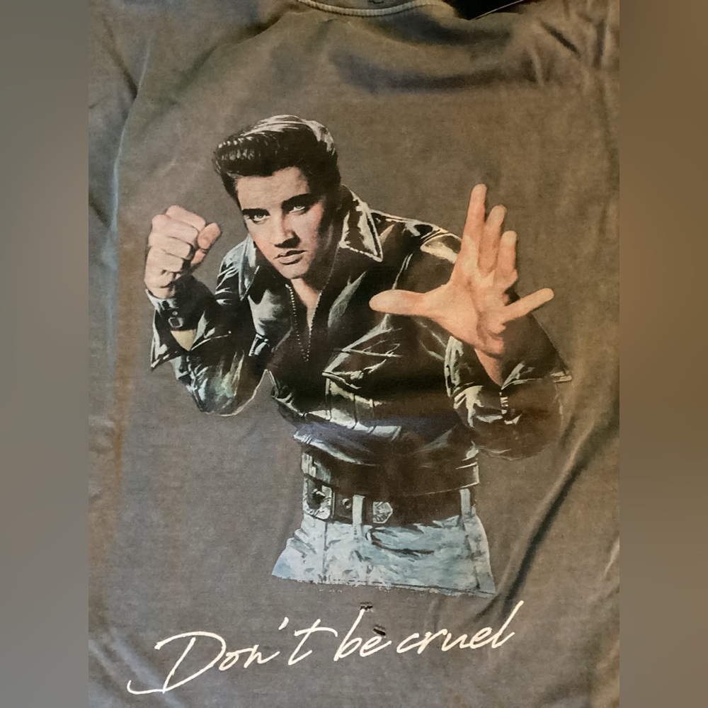 Elvis Presley X Forever 21 Distressed Size 2X Don’t Be Cruel T-Shirt NWT - Picture 6 of 13